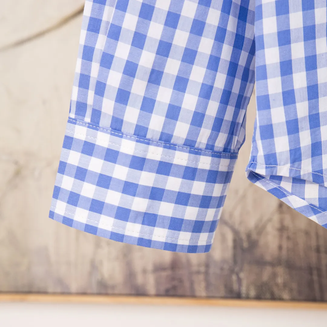 P280 zp version [exclusive supply] - Ralph Lauren/Ralph Lauren 2025SS four-season commuting style poplin cotton casual color 0.8 check blue label long-sleeved shirt - 100% restoration of workmanship. The entire garment is embedded with seams and clear edges. The upper back seams are reorganized for a better fit. ✅ - 100% cotton poplin cotton. Smooth to the touch. Pre-wash treatment. The yarn is tighter. ✅ - Custom dyed original pearlescent white buttons. Size divisions. ✅ - There is a special shaped chiffon foil inside the collar door tube. It is not easy to deform and pull. ✅ - RL refreshing plaid shirt. Compared with the simplicity of the solid color shirt, it is more naughty and colorful. It can be salty or sweet. Daily travel and travel. The production rate is very high. Color: light blue Size: S M L XL Number: WW10724